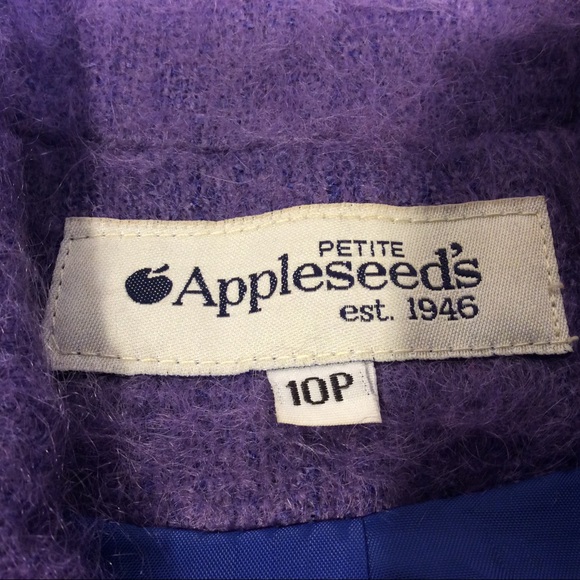 Appleseed’s womens mohair wool coat siz 10 petite vintage USA - Picture 8 of 9